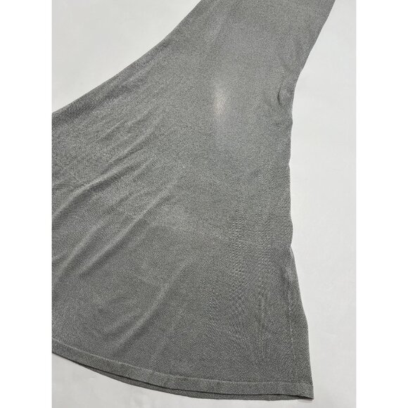 Meshki Lilith Reflective Knit Maxi Dress in Silver - Picture 8 of 9